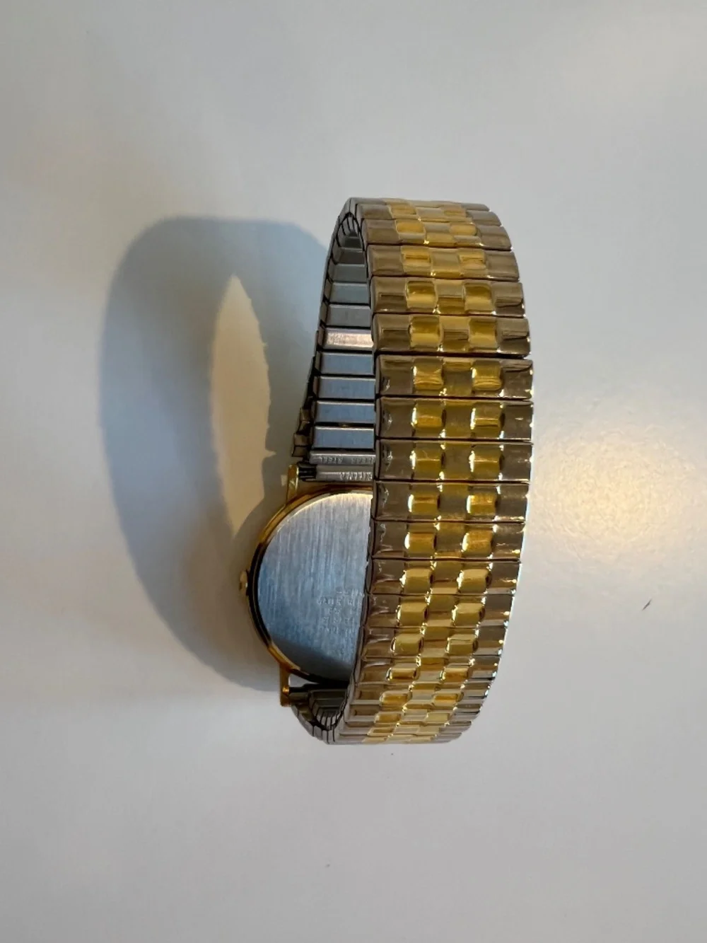 Vintage Seiko Men's Quartz Watch | Two-Tone Stretch Band | New Battery